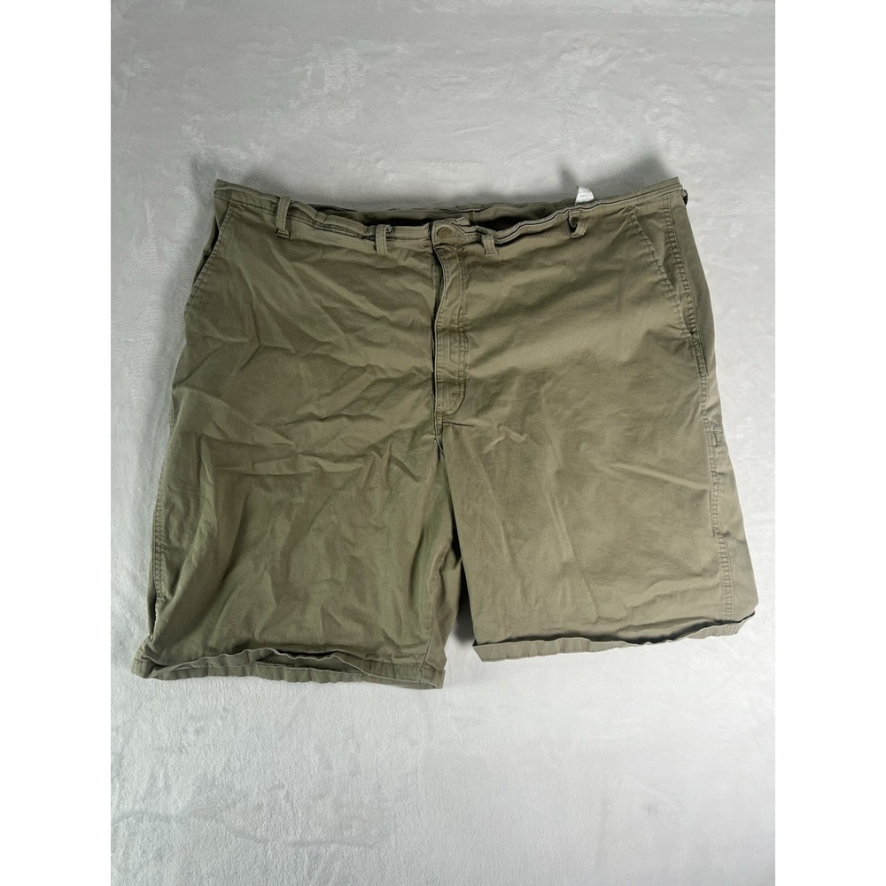 Wrangler Men Shorts 46 Outdoor Authentics Khaki Brown Cargo Relaxed Fit Cotton